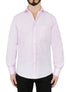 Solid Pink Dress Shirt - Image 5