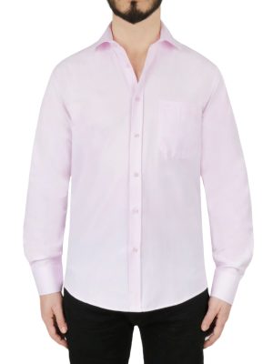 Solid Pink Dress Shirt