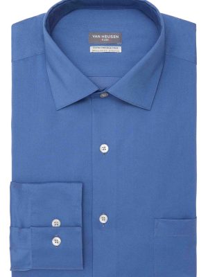 Van Heusen Regular Fit Ultra Wrinkle Free Stretch FLEX Solid