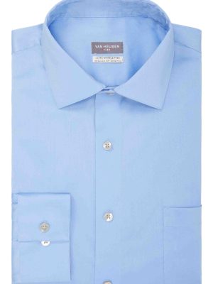 Van Heusen Regular Fit Ultra Wrinkle Free Stretch FLEX Solid