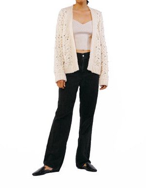 Merina Pearl Trimmed Cardigan