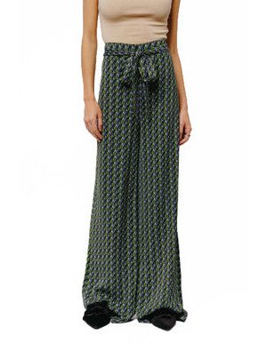 Neela Tie Waist Wide Leg Pant