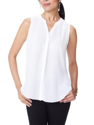 Sleeveless Pintuck Blouse NYDJ