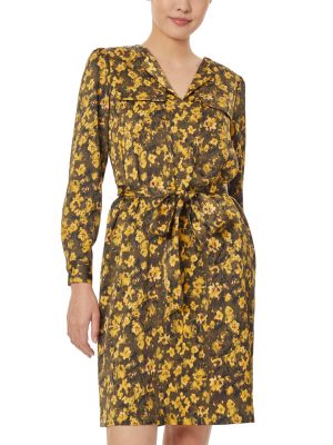 Austin Shirt Dress in Deep Loden/Jonagold