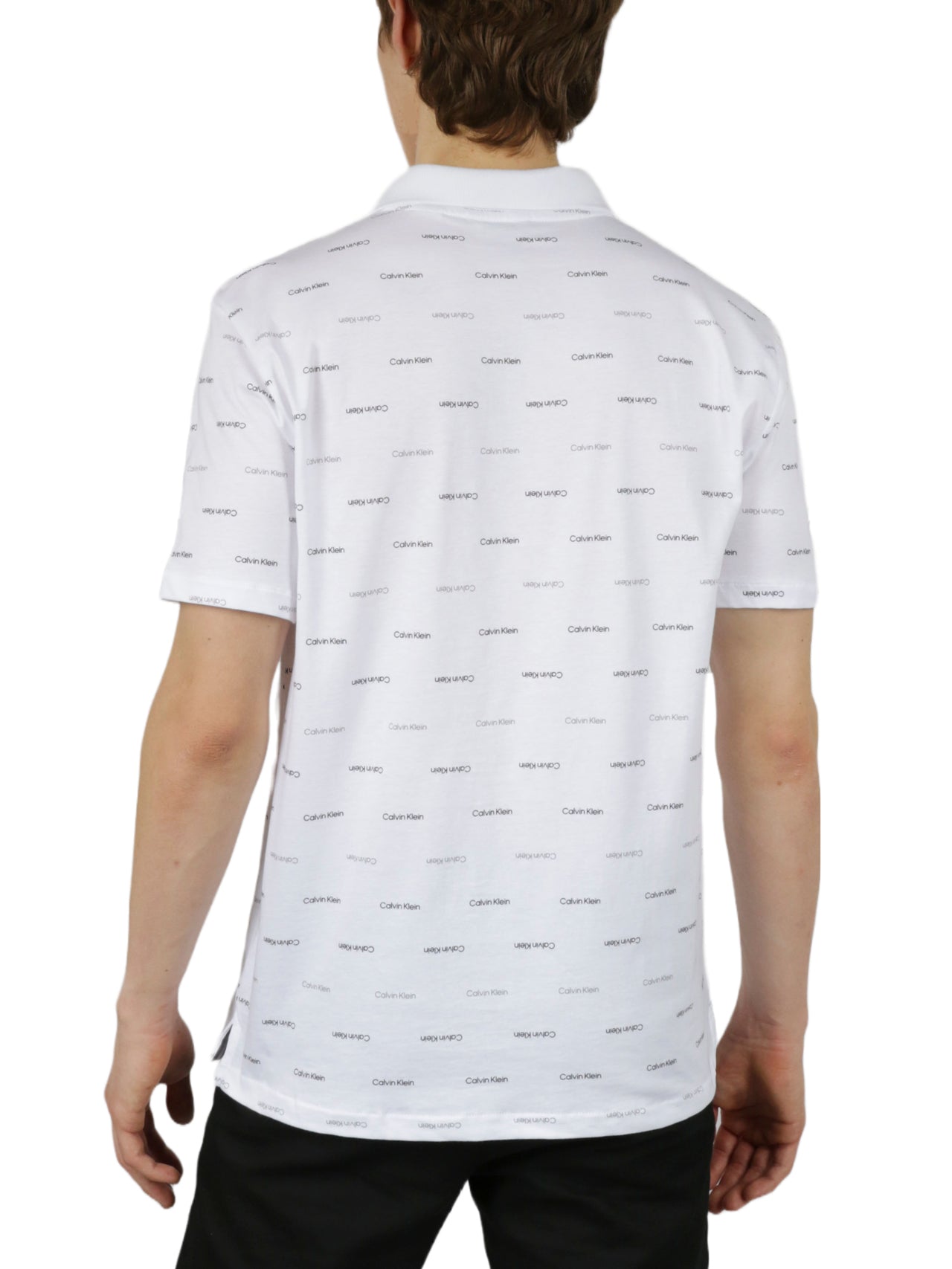 Short Sleeves Allover Print Polo - Image 2
