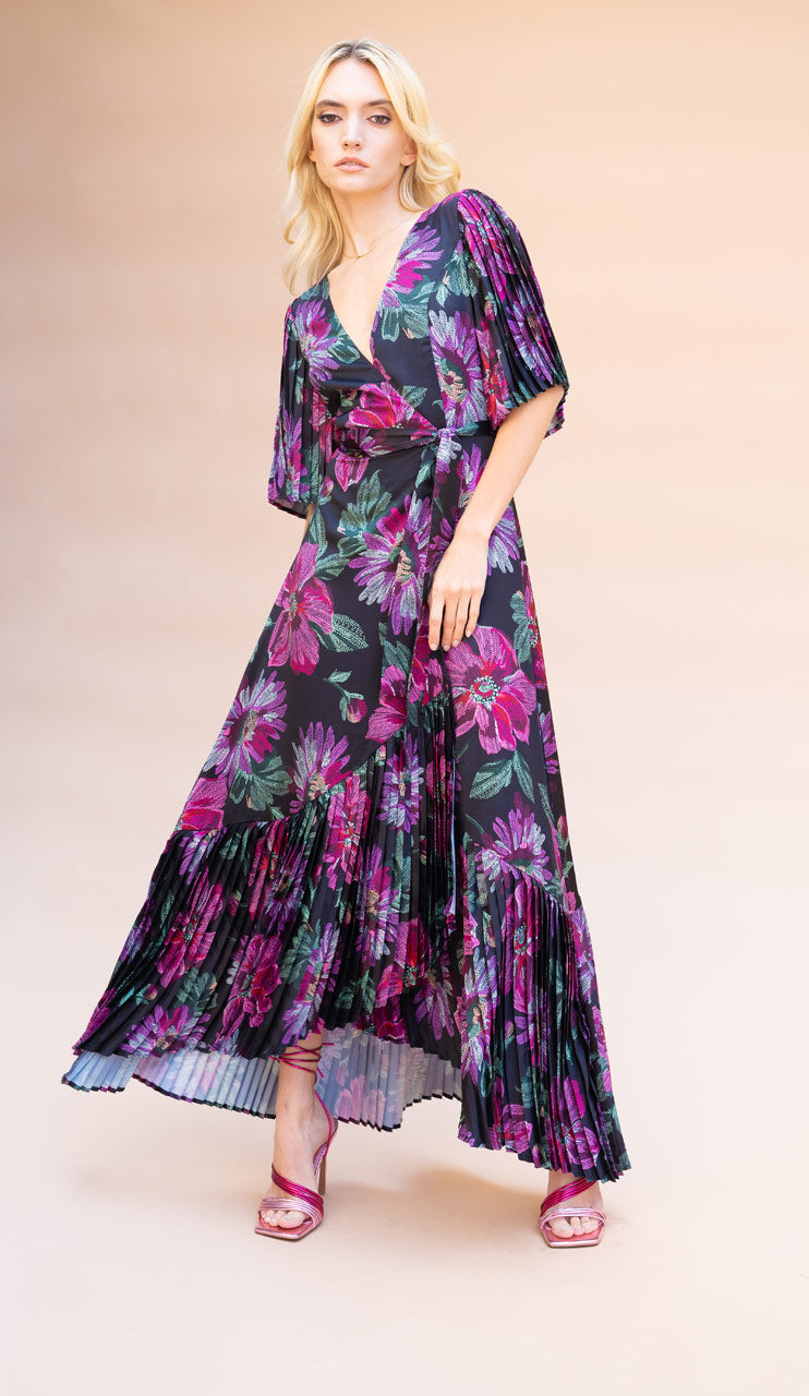 Clara Pleated Maxi Dress - Image 5