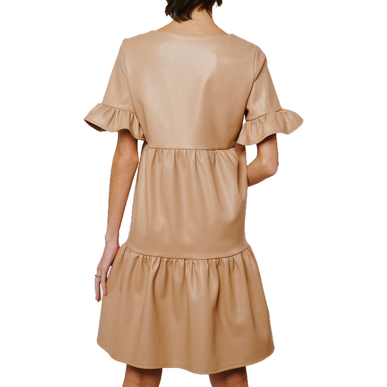 Ashlyn Vegan Leather Dress - Image 3