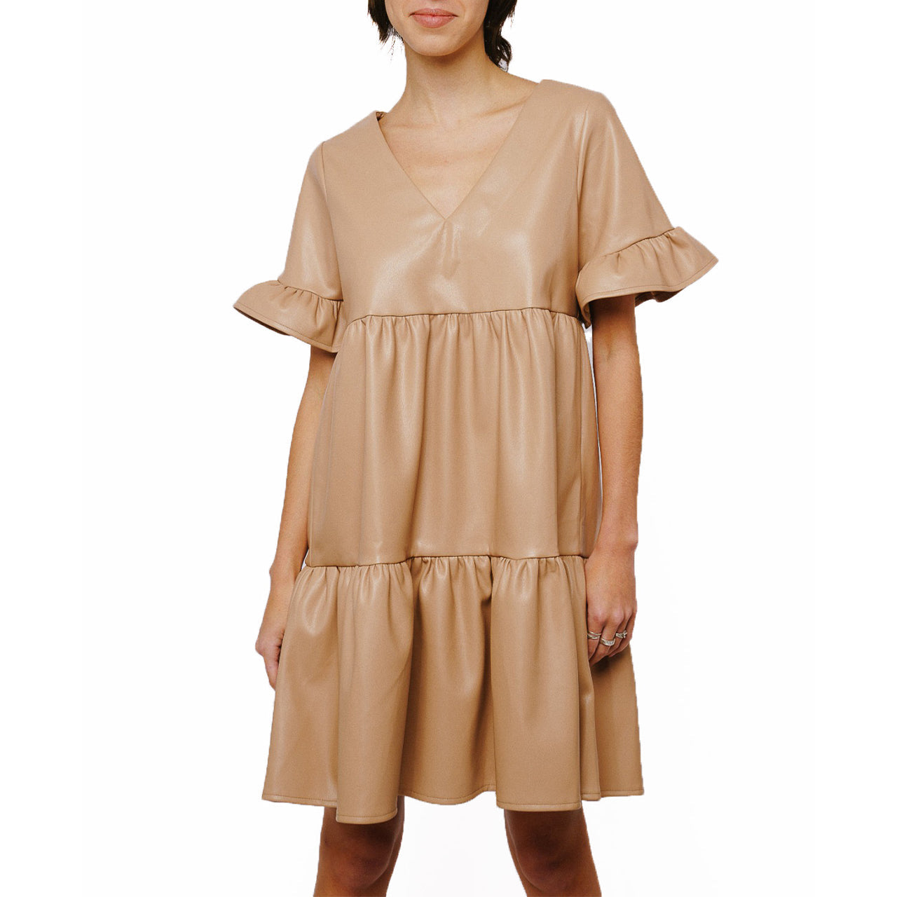 Ashlyn Vegan Leather Dress - Image 2