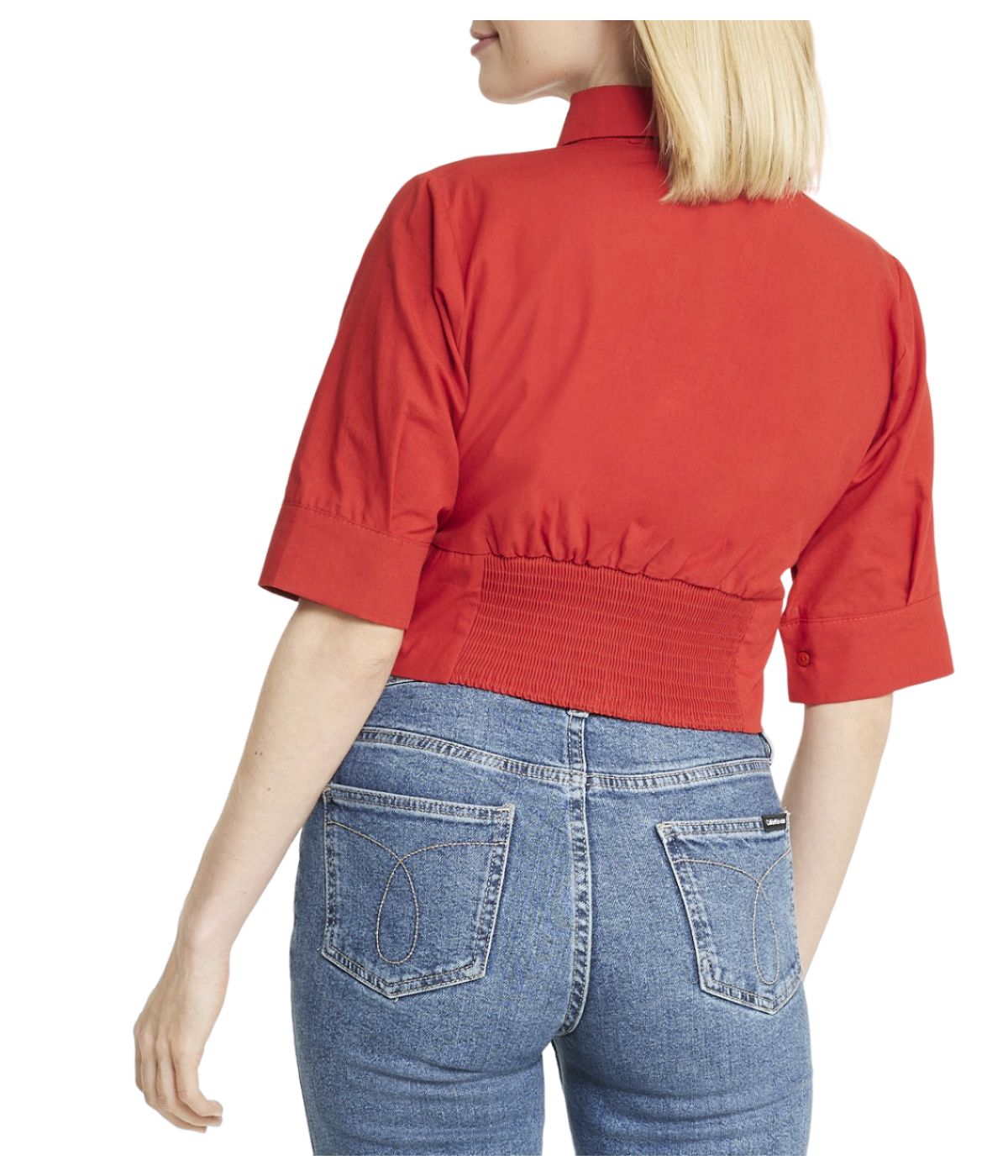 Cropped Corseted Shirt - Image 7