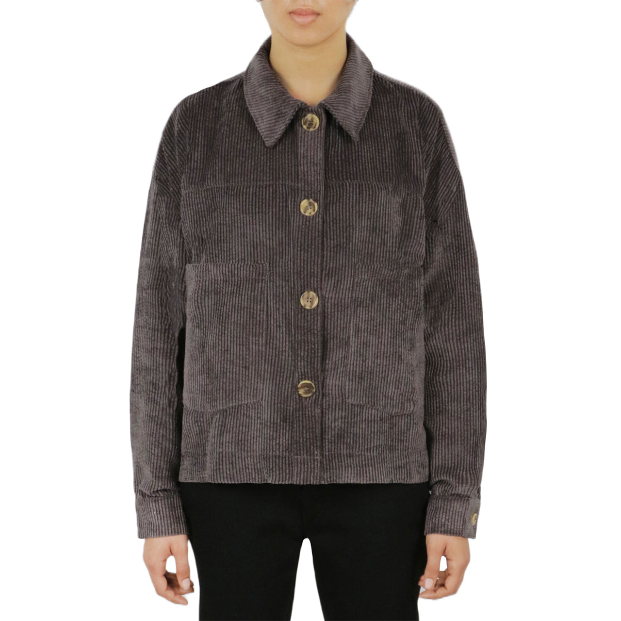 Velvet Corduroy Shacket - Image 10