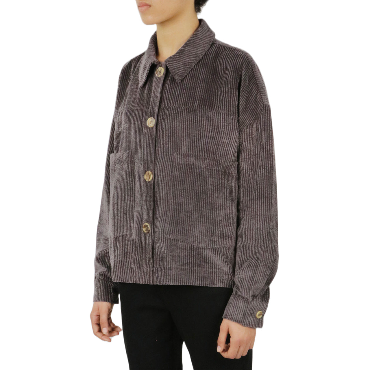 Velvet Corduroy Shacket - Image 7