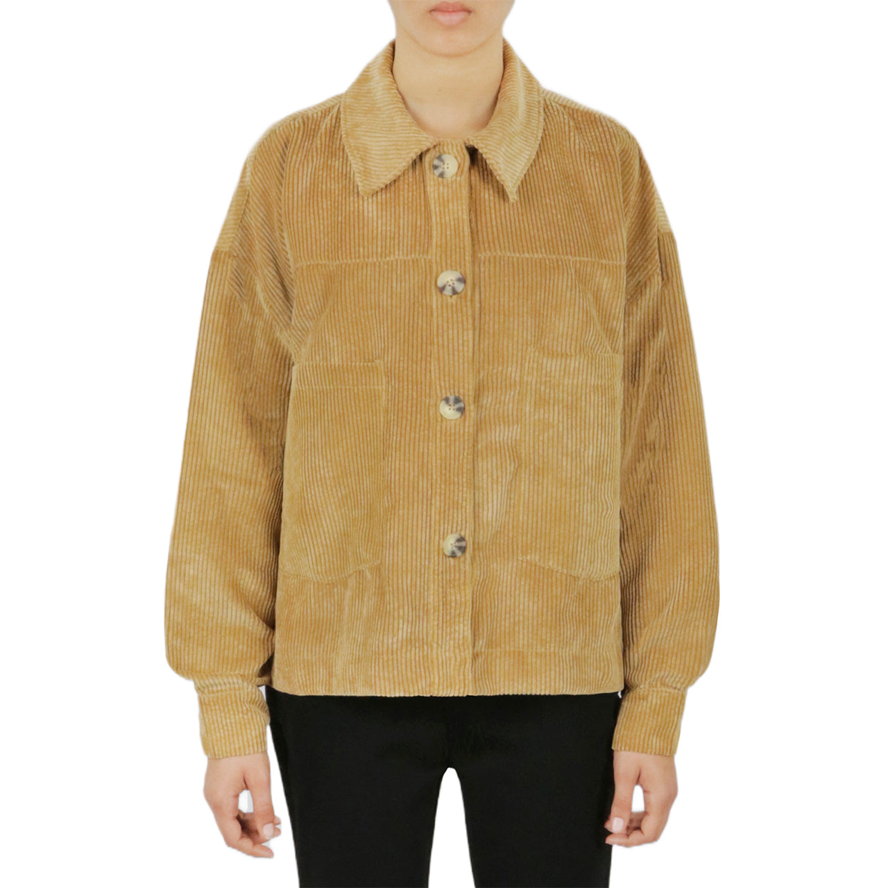 Velvet Corduroy Shacket - Image 4