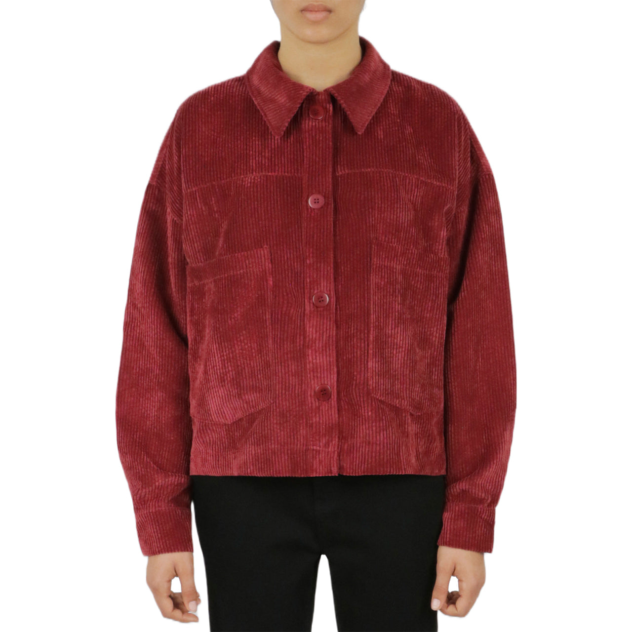 Velvet Corduroy Shacket - Image 2