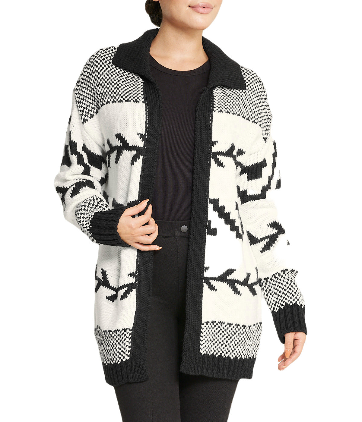 Belted Nordic Cardigan - Image 5
