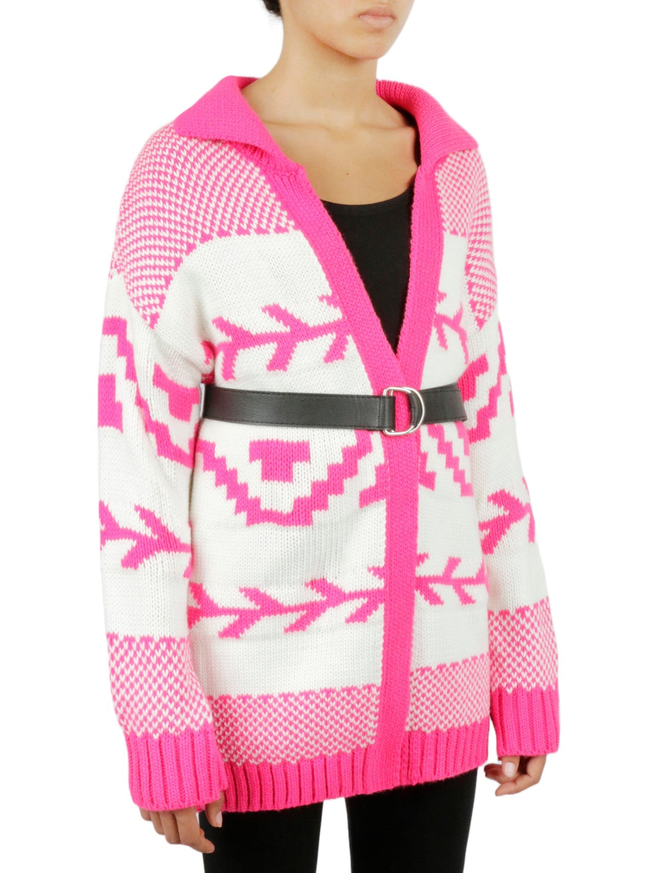 Belted Nordic Cardigan - Image 7