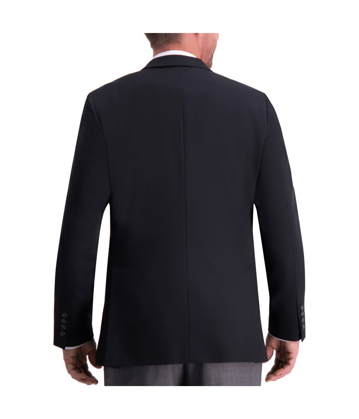 The Active Series Classic Fit Gabardine Sportcoat Black - Image 2