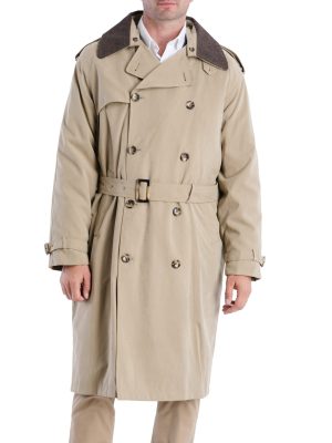 Iconic Double Breasted Trench Coat British Khaki