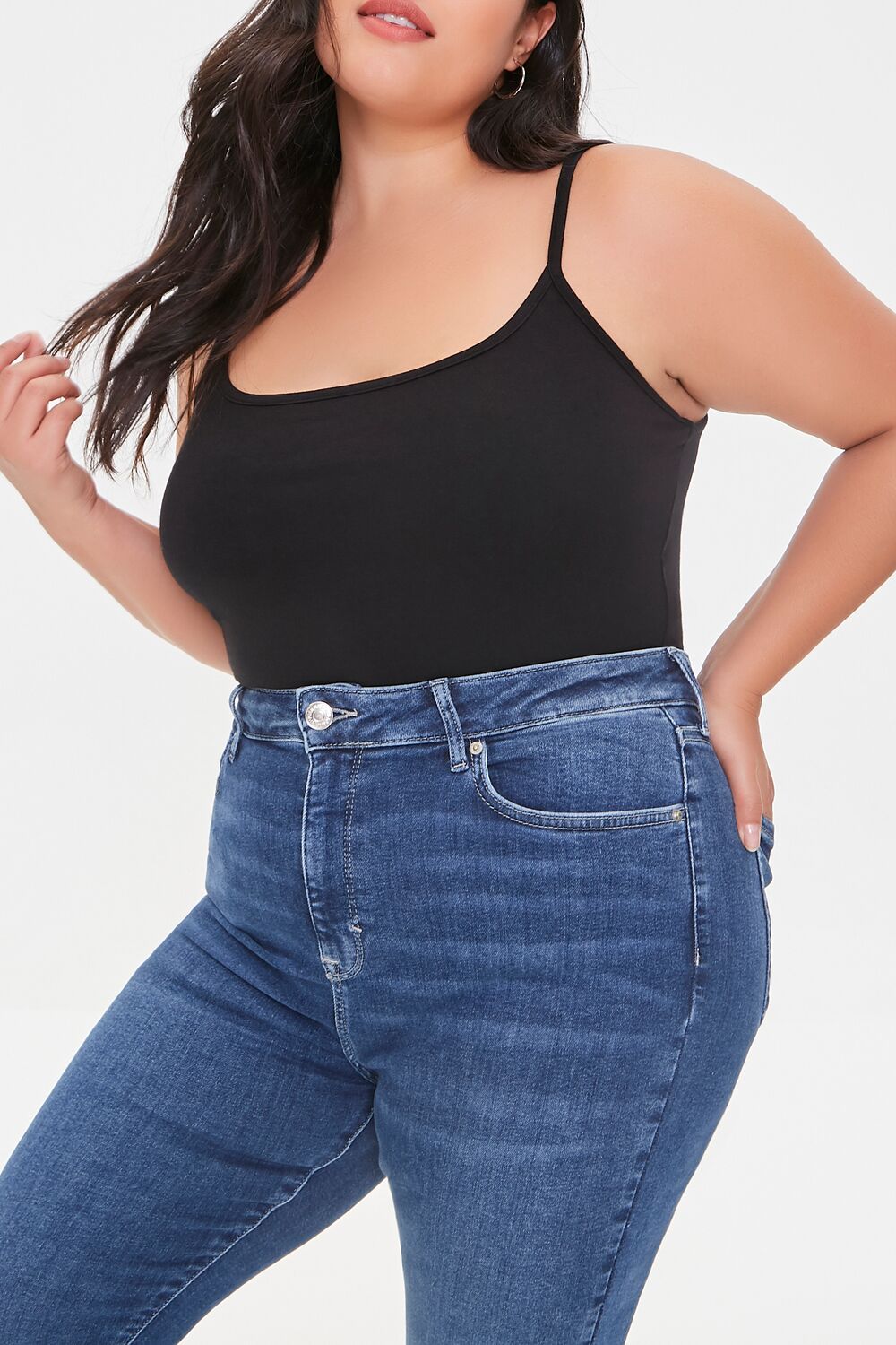 Plus Size Basic Cami Bodysuit - Image 6