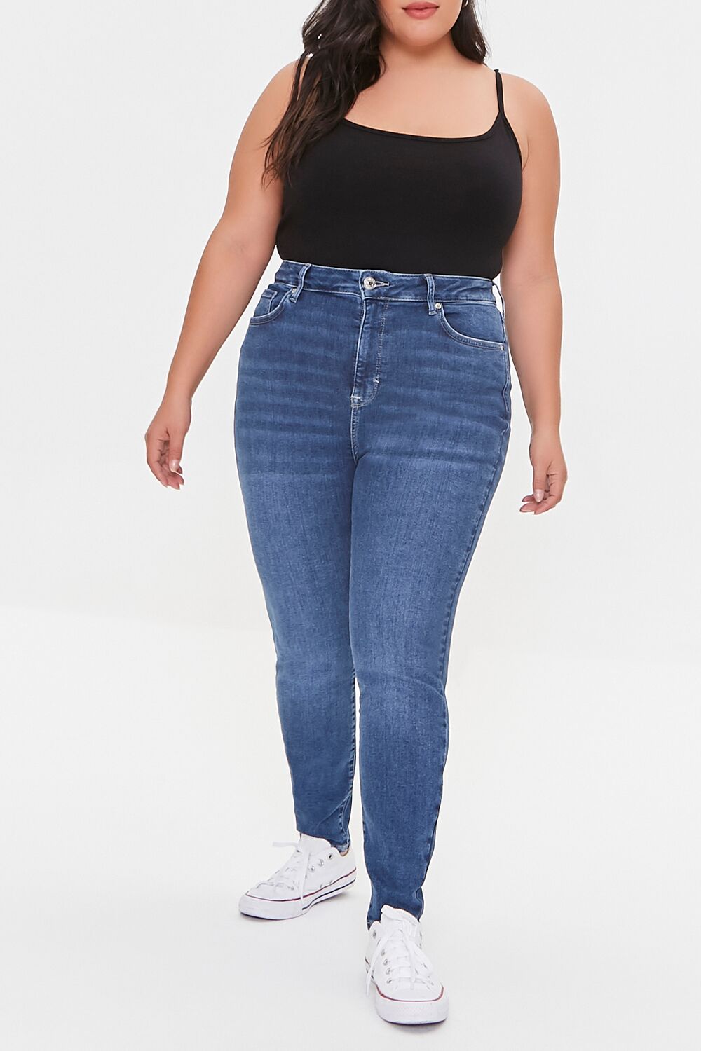 Plus Size Basic Cami Bodysuit - Image 9