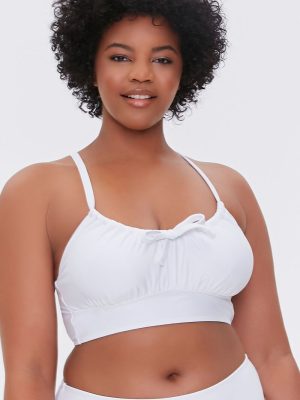 Plus Size Ruched Bikini Top