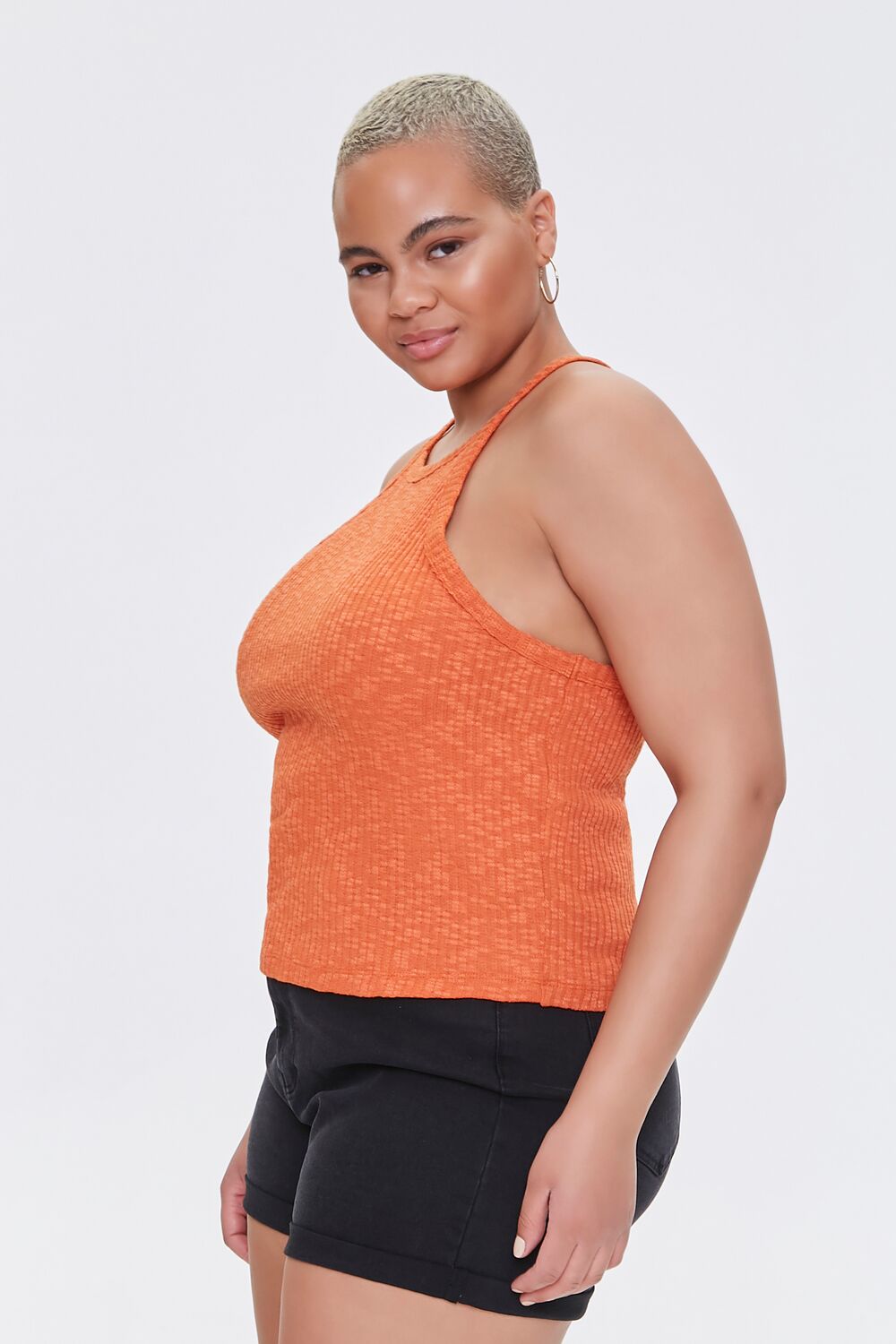 Plus Size Ribbed Slub Knit Cami - Image 2