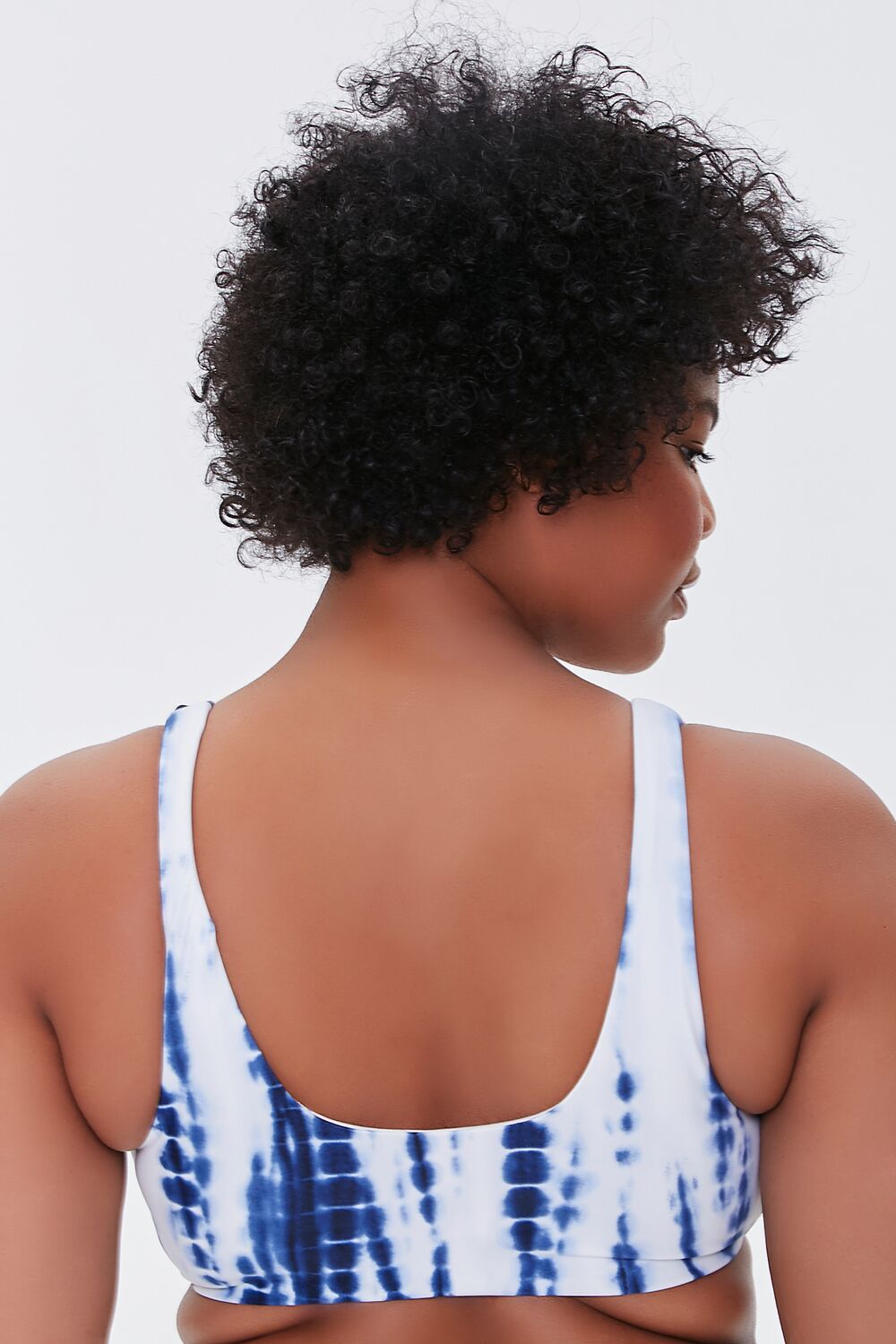 Plus Size Tie-Dye Bikini Top - Image 3