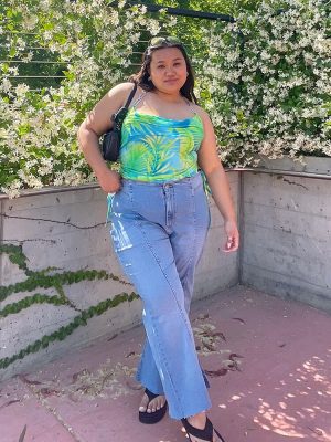 Plus Size High-Rise Flare Jeans