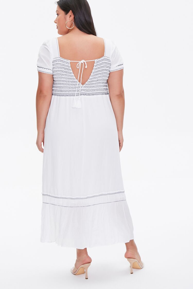 Plus Size Gauze Maxi Dress - Image 4