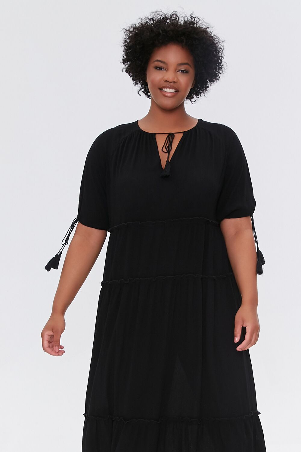 Plus Size Tiered Maxi Dress - Image 4
