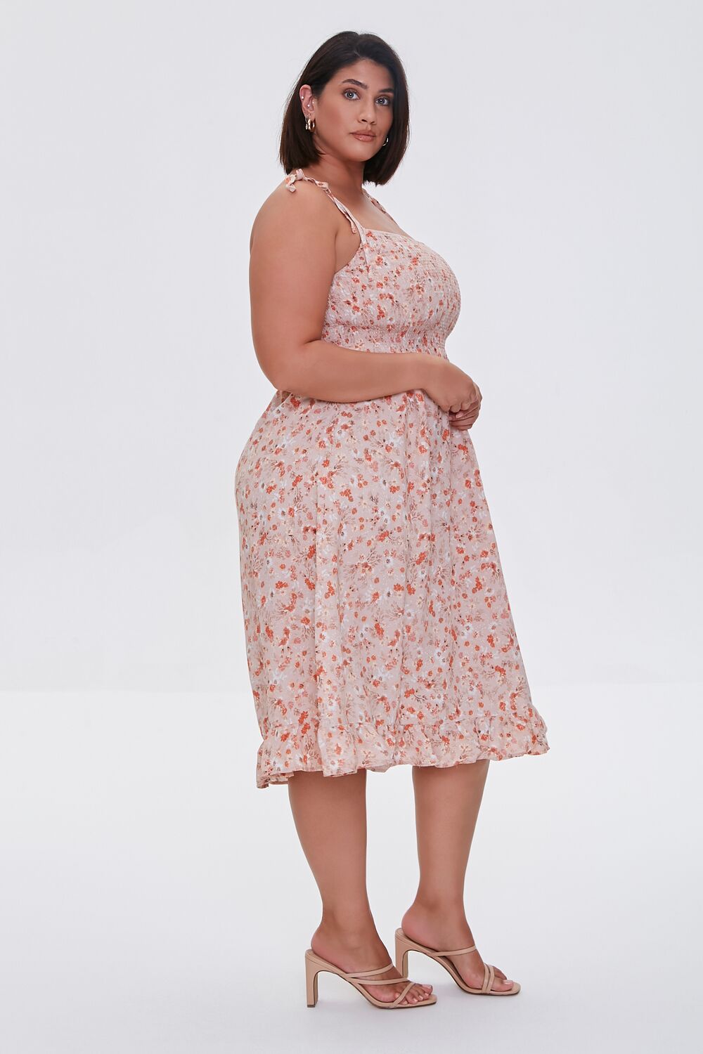 Plus Size Floral Print Dress - Image 2