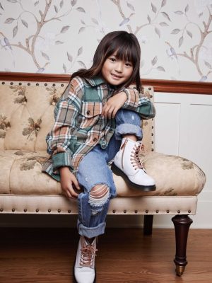 Girls Basic Boyfriend Jeans (Kids)