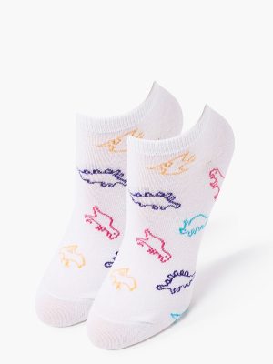 Dinosaur Print Ankle Socks