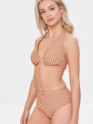 Plaid Bikini Bottoms