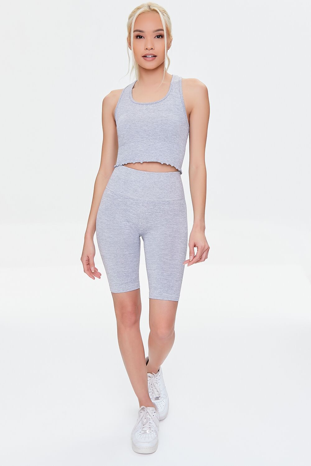 Active Seamless Lettuce-Edge Crop Top - Image 4