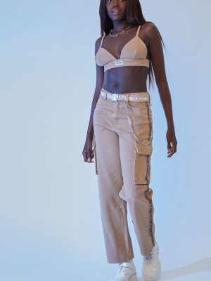 Belted FUBU Cargo Joggers