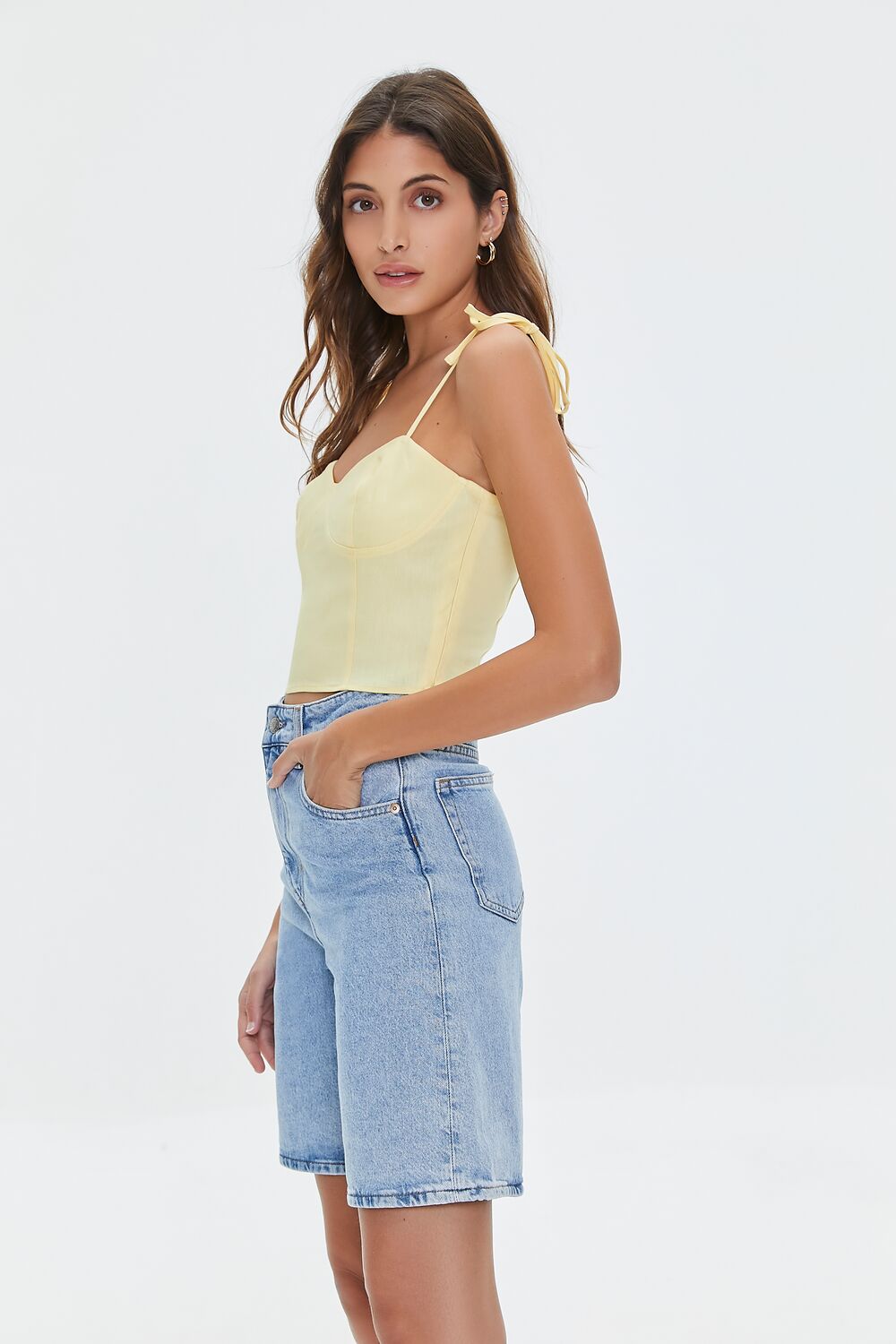 Sweetheart Linen-Blend Cami - Image 2