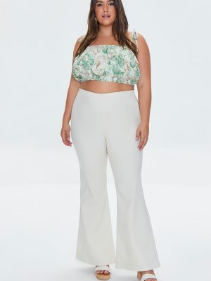 Plus Size High-Rise Flare Pants