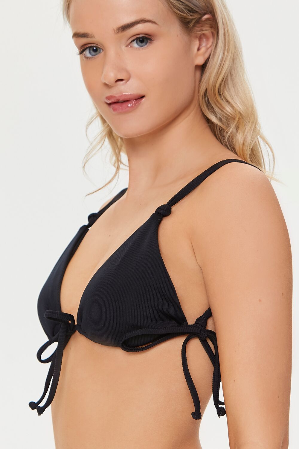 String Triangle Bikini Top - Image 2