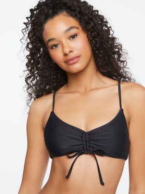 Ruched Bralette Bikini Top