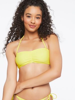 Ruched Bandeau Bikini Top