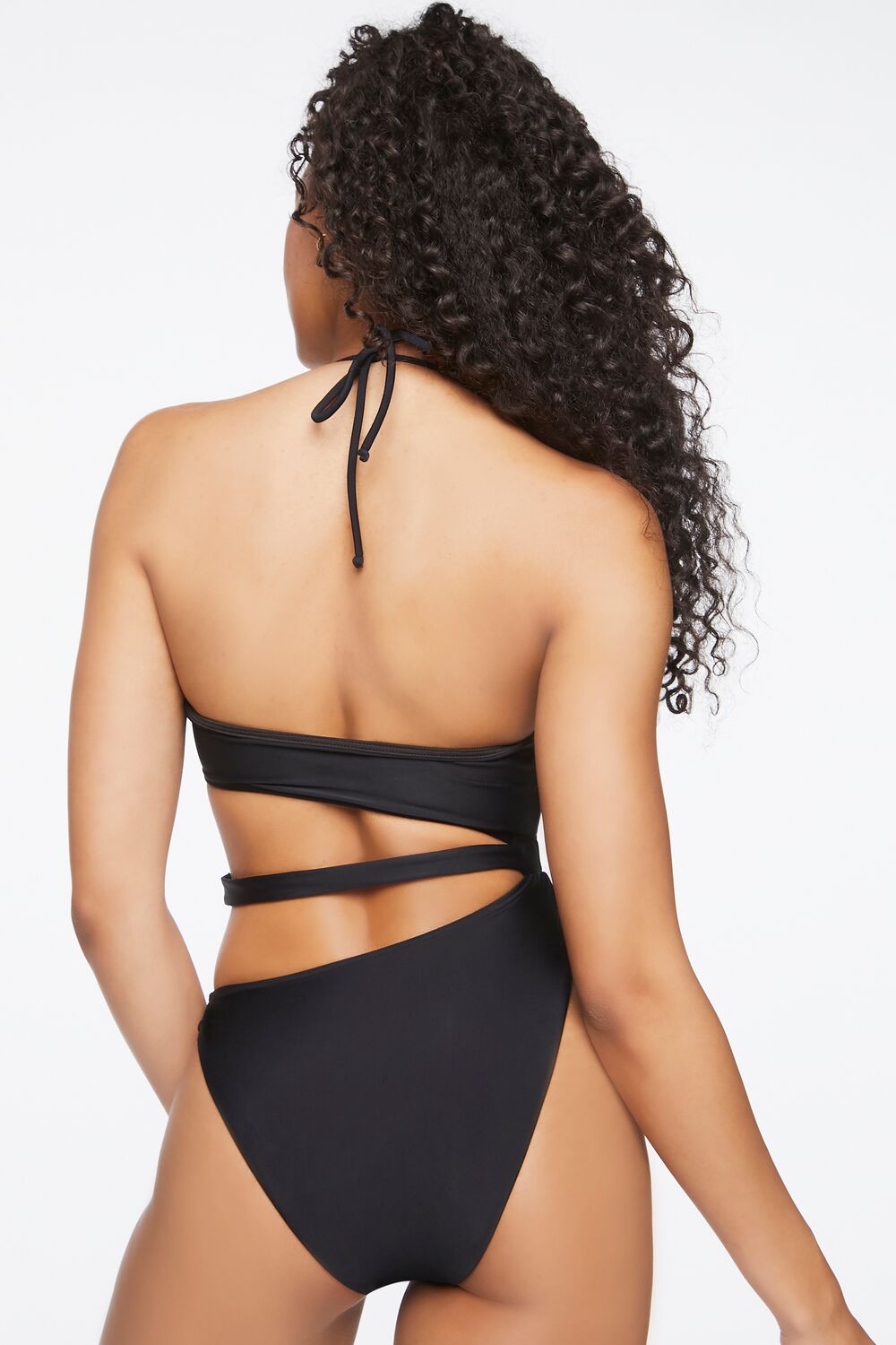 Cutout Halter One-Piece Swimsuit - Image 3