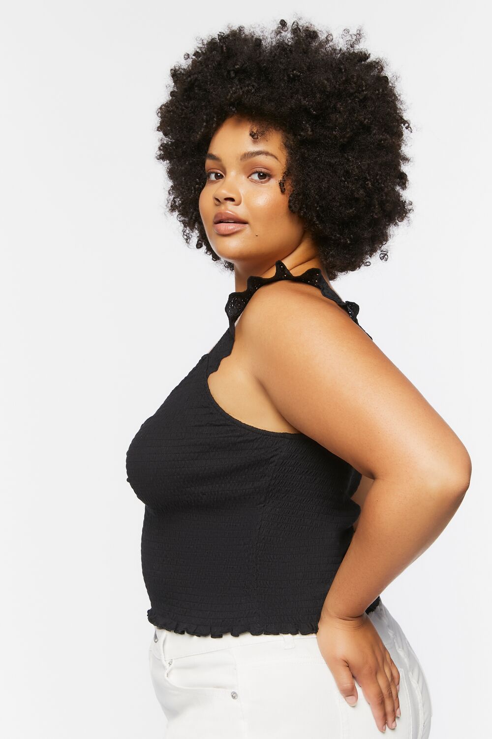Plus Size Smocked Tank Top - Image 2