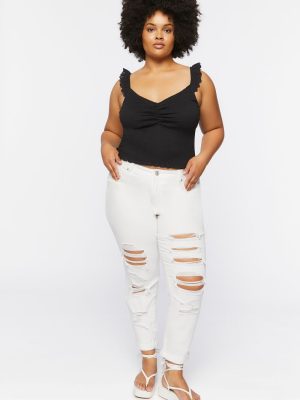 Plus Size Smocked Tank Top