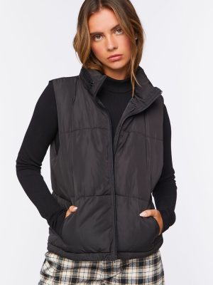 Zip-Up Puffer Vest