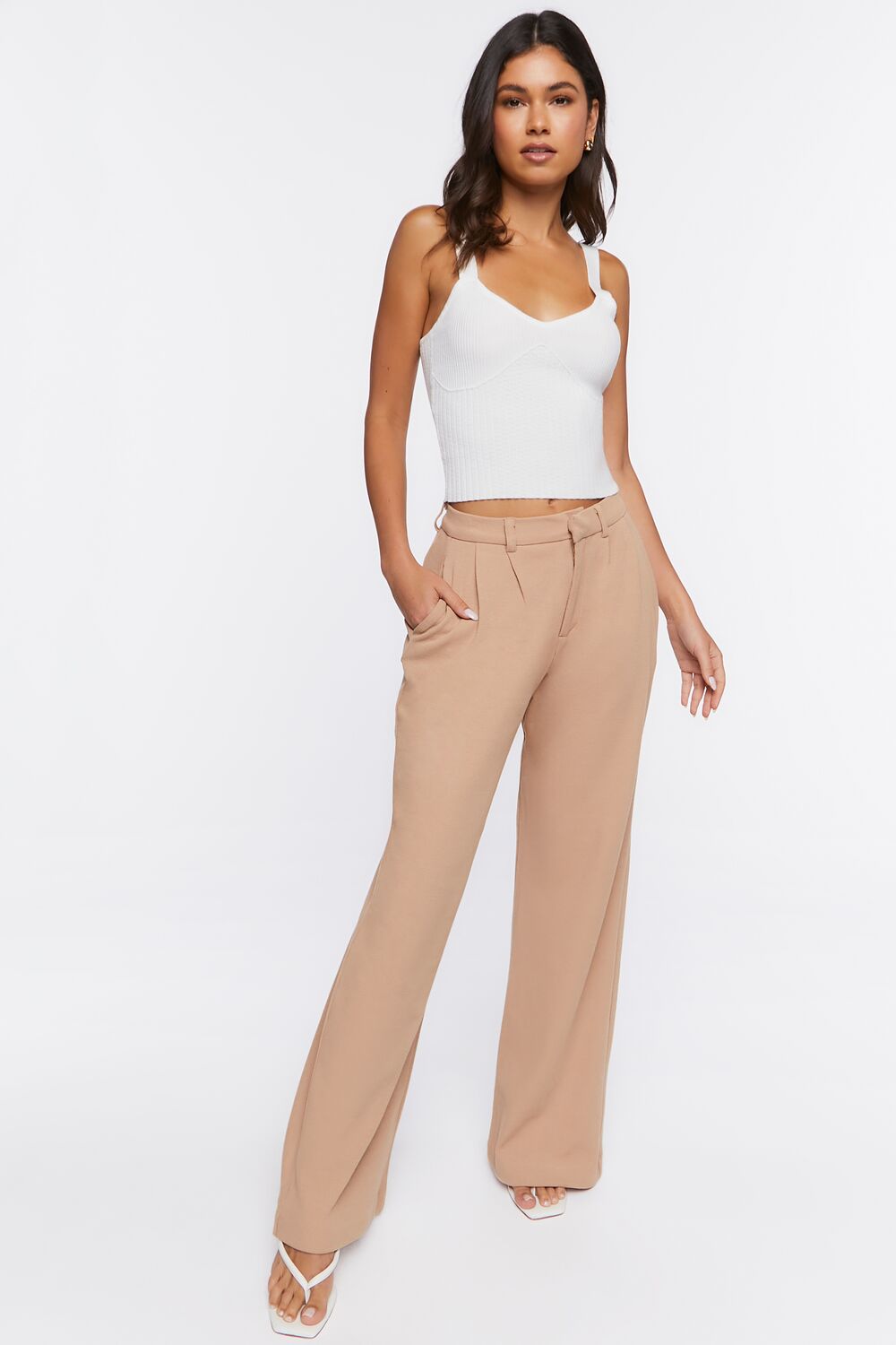 Wide-Leg High-Rise Pants - Image 7