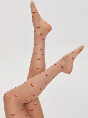 Mushroom Print Tights