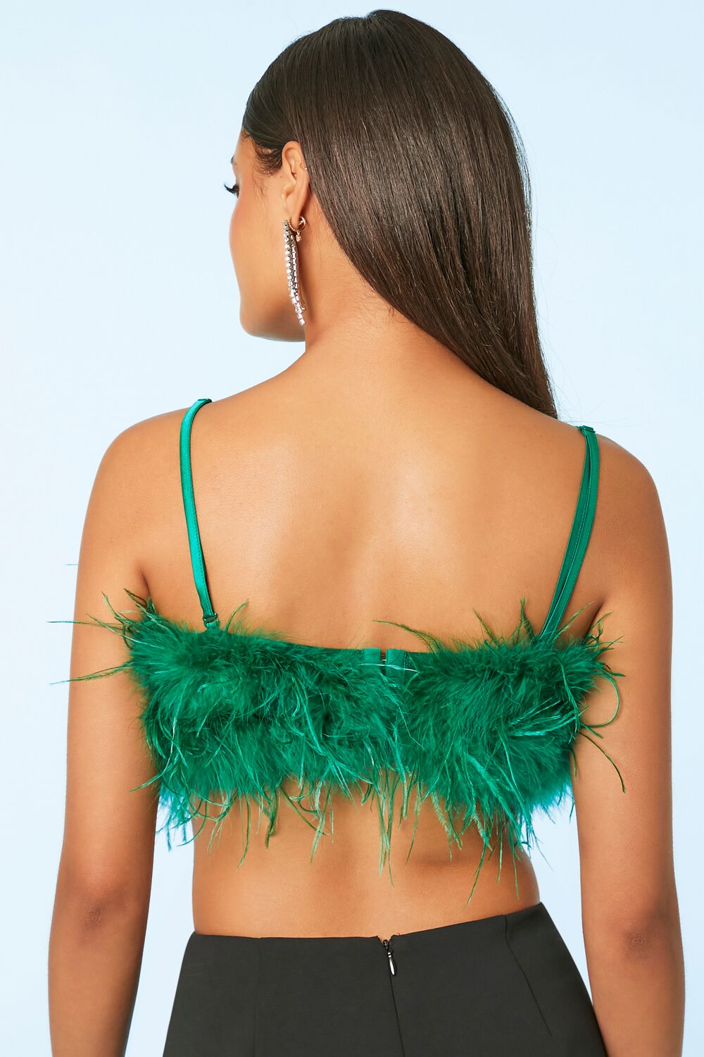 Feather Cropped Cami - Image 3