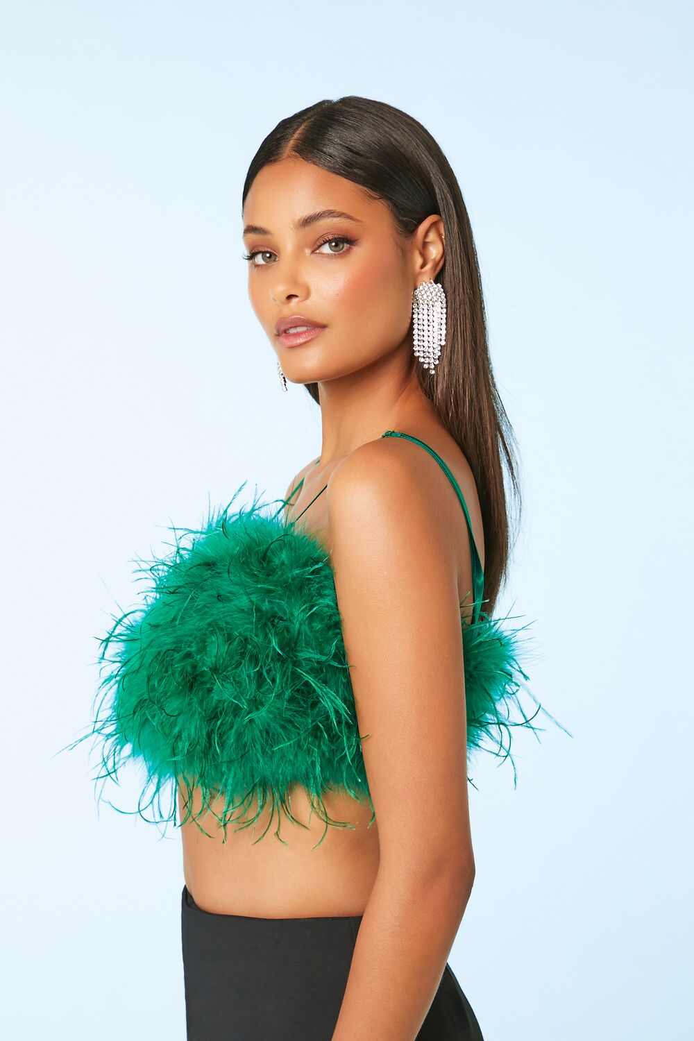 Feather Cropped Cami - Image 6
