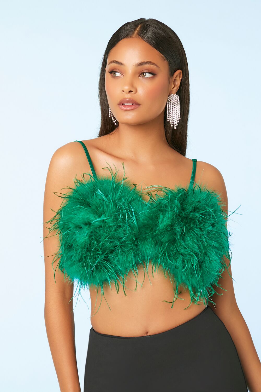 Feather Cropped Cami - Image 7
