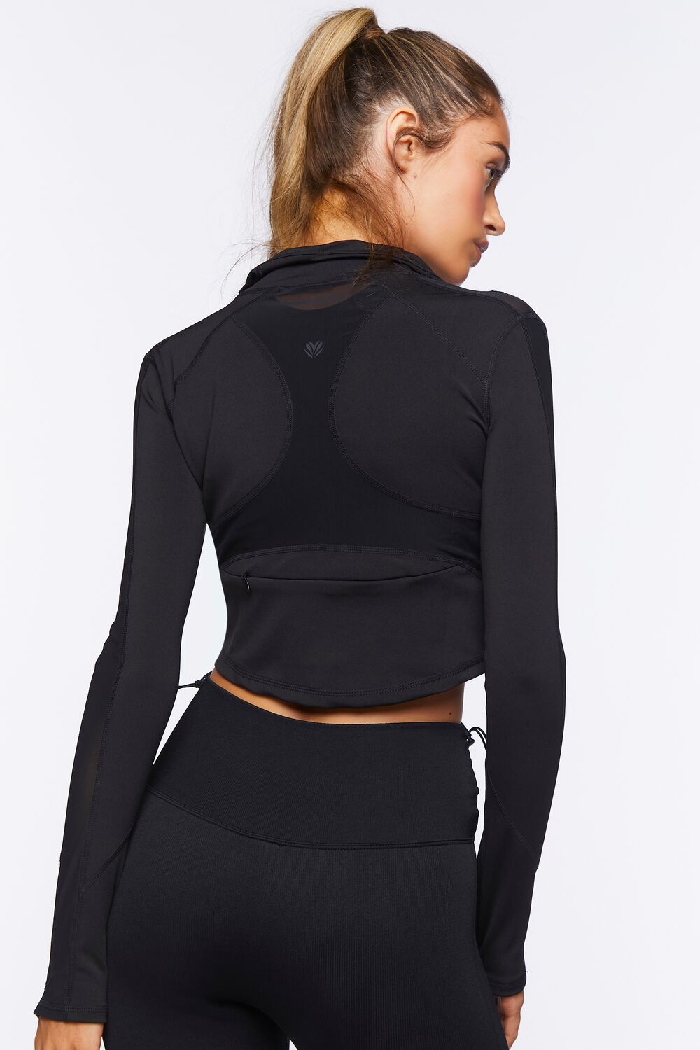 Active Zip-Up Cropped Jacket - Image 3